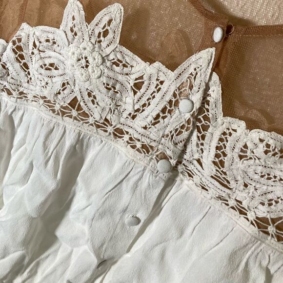 For Love & Lemons Carmine Blouse Size XS - Picture 7 of 9